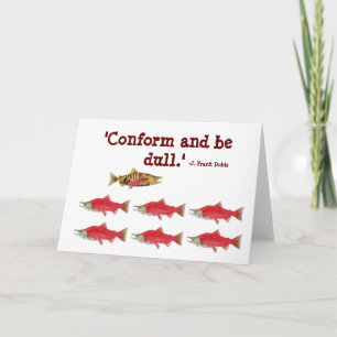 Conform & be dull Card