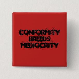 Conformity 15 Cm Square Badge