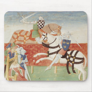 Confrontation of Two Knights before the King Mouse Mat