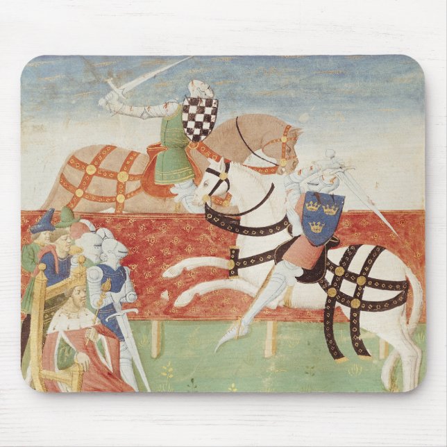 Confrontation of Two Knights before the King Mouse Mat (Front)