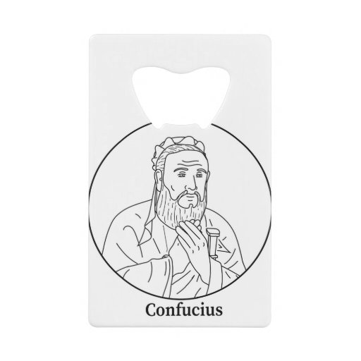 Image of Confucius Line Portrait
