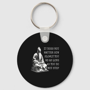 Confucius Motivational Quotes About Life Key Ring