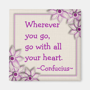 Confucius Quotation (1)- Motivational Magnet