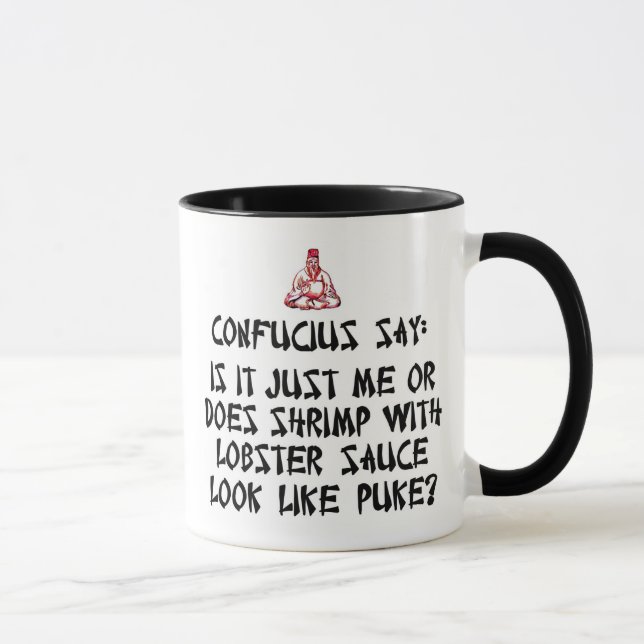 Confucius say Chinese tea mug (Right)