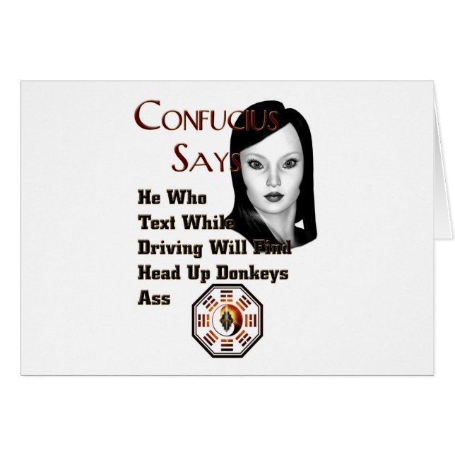 Confucius Says (Front Horizontal)