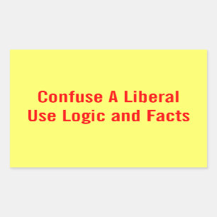 Confuse A Liberal Sticker