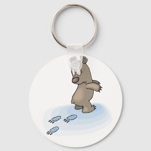 Confused Bear Key Ring (Front)