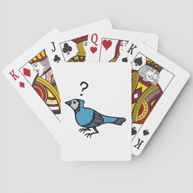 Confused Bird Playing Cards (Back)