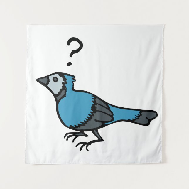 Confused Bird Tapestry (Front)