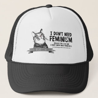 Confused Cats (for light-coloured products) Trucker Hat