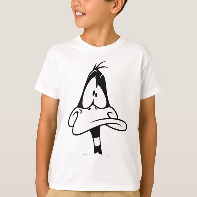 Confused DAFFY DUCK™ Face T-Shirt (Front)