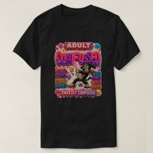 Confused Funny Sarcastic T-Shirt for Overthinkers