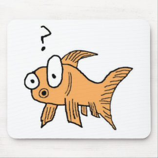 Confused Goldfish Mouse Mat