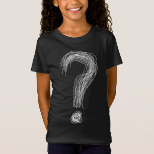 Confused Scribble Question Mark Chaos Overthinking T-Shirt
