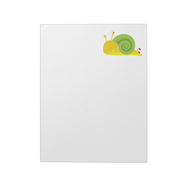 Confused Snail Notepad (Rotated)