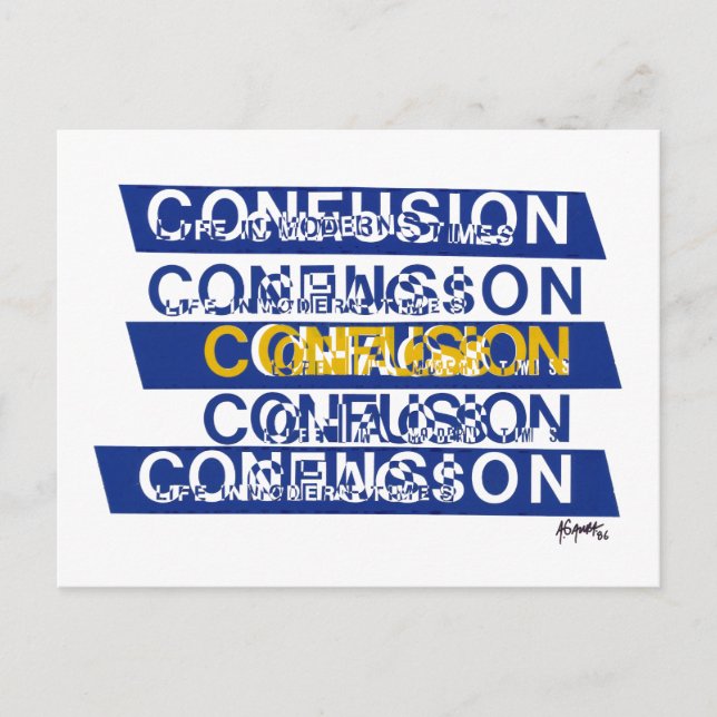 Confusion Postcard (Front)