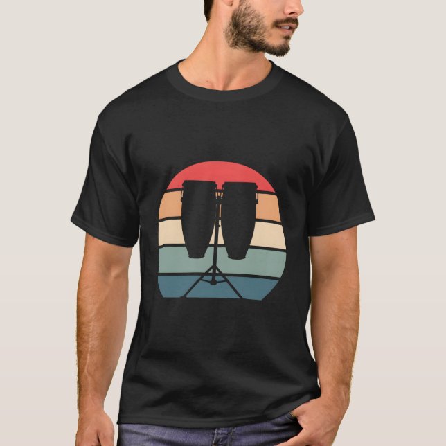 Conga Conga Player For Christmas T-Shirt (Front)
