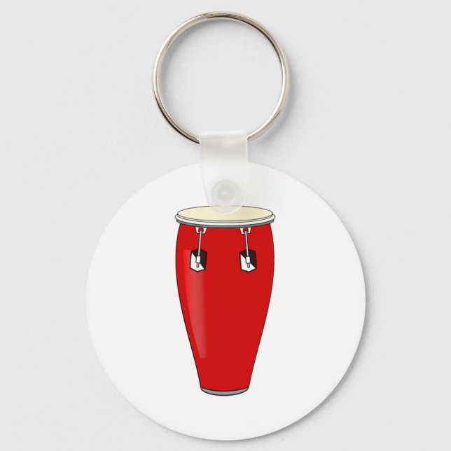 Conga Drum Key Ring (Front)