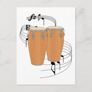 Conga Drums Postcard