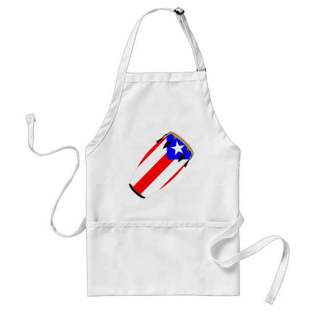 Conga Flag Puerto Rico Standard Apron (Front)