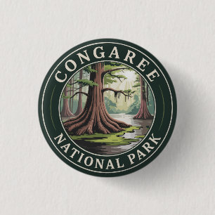 Congaree National Park 3 Cm Round Badge