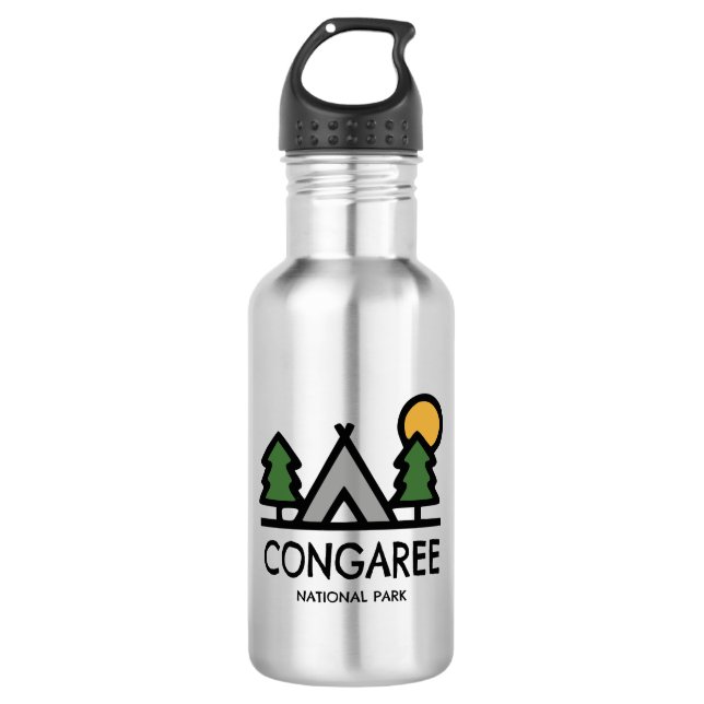 Congaree National Park 532 Ml Water Bottle (Front)