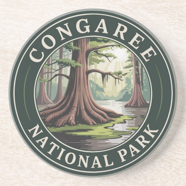 Congaree National Park Coaster (Front)
