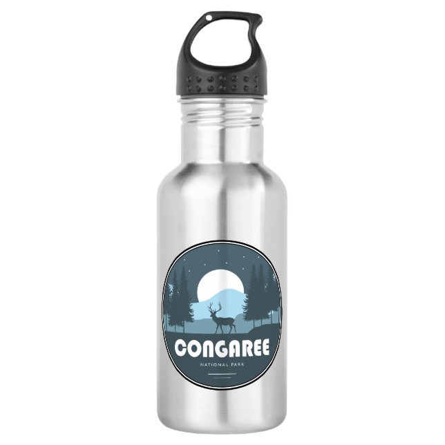 Congaree National Park Deer 532 Ml Water Bottle (Front)
