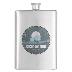 Congaree National Park Deer Hip Flask