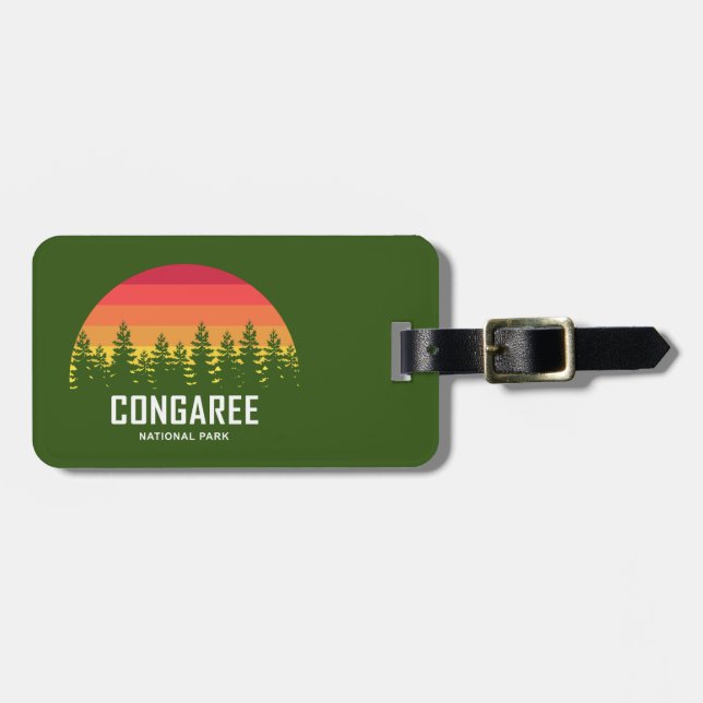 Congaree National Park Luggage Tag (Front Horizontal)