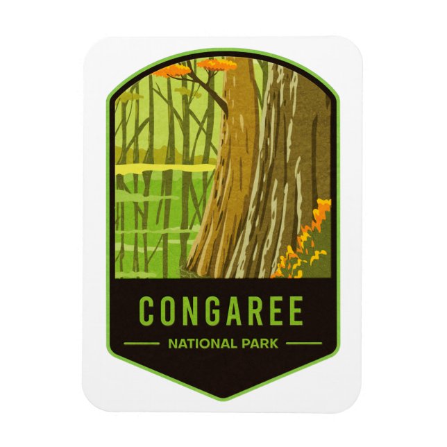 Congaree National Park Magnet (Vertical)
