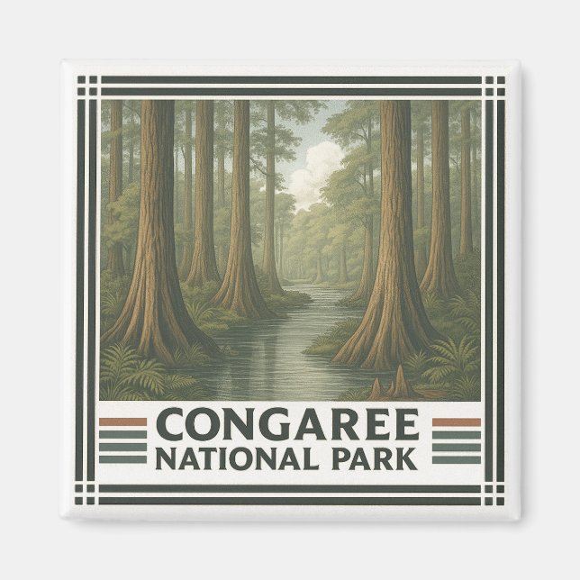 Congaree National Park Magnet (Front)