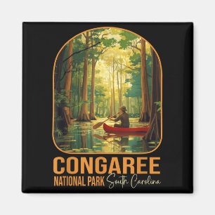 Congaree National Park South Carolina Hiking Magnet