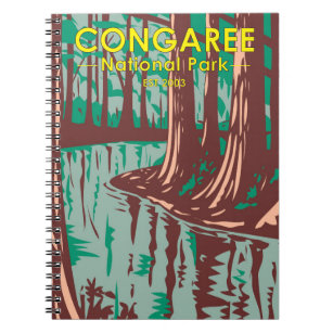 Congaree National Park South Carolina Vintage Notebook