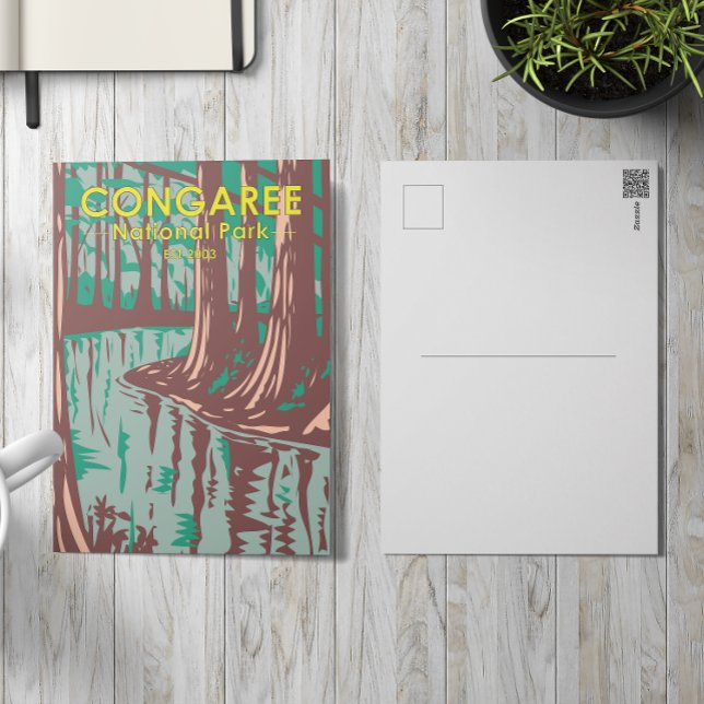 Congaree National Park South Carolina Vintage Postcard (Creator Uploaded)