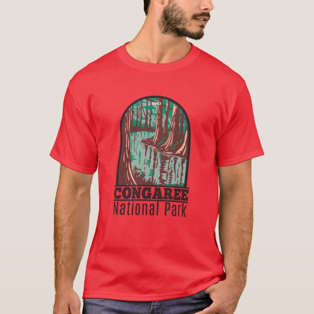 Congaree National Park South Carolina Vintage T-Shirt (Front)