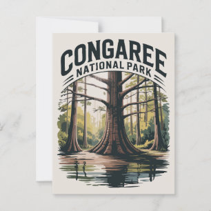 Congaree National Park South Carolina Wilderness Postcard