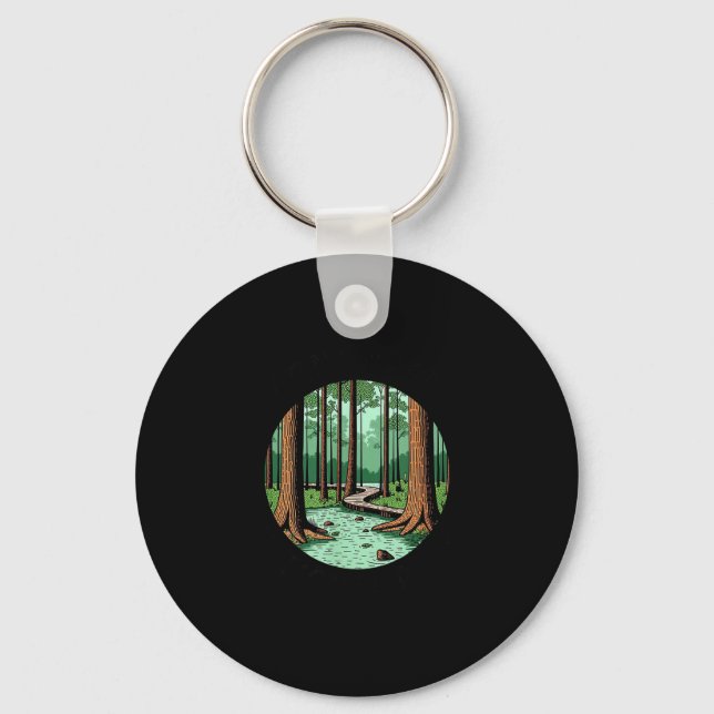 Congaree National Park Souvenir South Carolina Men Key Ring (Front)