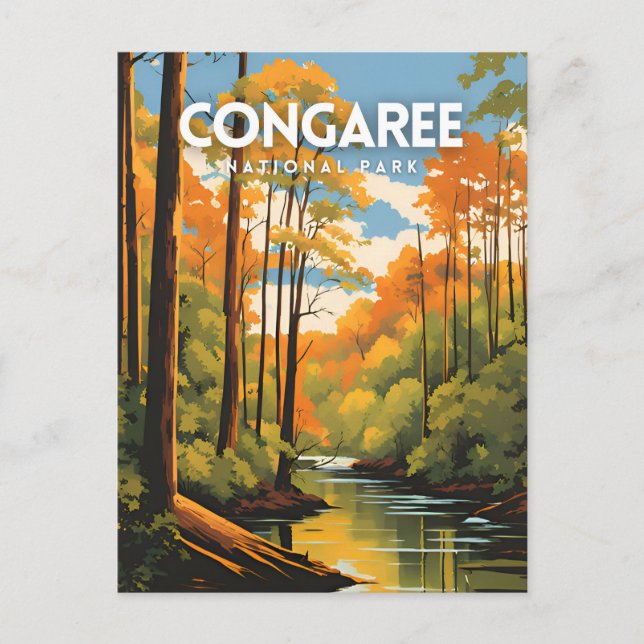 Congaree National Park Travel Postcard (Front)