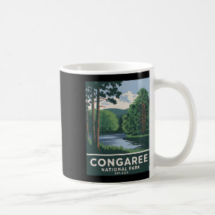 Congaree National Park Vintage Camping Hiking Men Coffee Mug