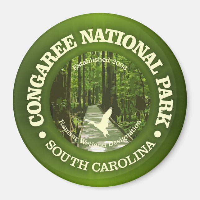 Congaree NP (rd)2 Magnet (Front)