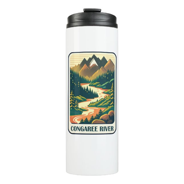 Congaree River South Carolina Colours Thermal Tumbler (Front)
