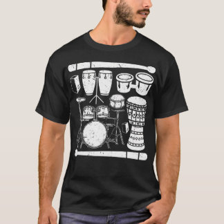 Congas And Conga Equipment - Conga Drums T-Shirt