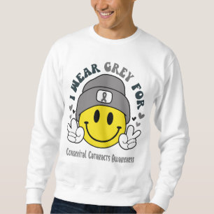 Congenital Cataracts Awareness Ribbon Support Gift Sweatshirt