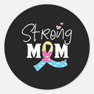 Congenital Diaphragmatic Hernia Awareness CDH Mum Classic Round Sticker