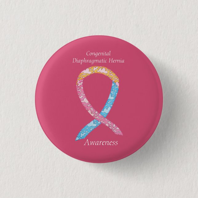 Congenital Diaphragmatic Hernia CDH Awareness Pin (Front)