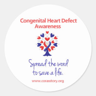 Congenital Heart Awareness Stickers