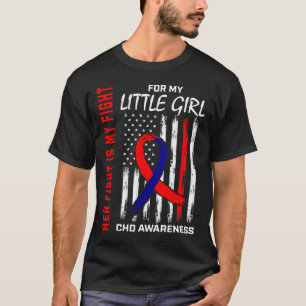 Congenital Heart Chd Awareness Little Girl Daughte T-Shirt