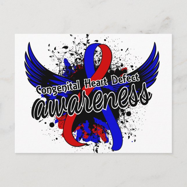 Congenital Heart Defect Awareness 16 Postcard (Front)