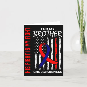 Congenital Heart Defect Chd Awareness Brother Amer Card